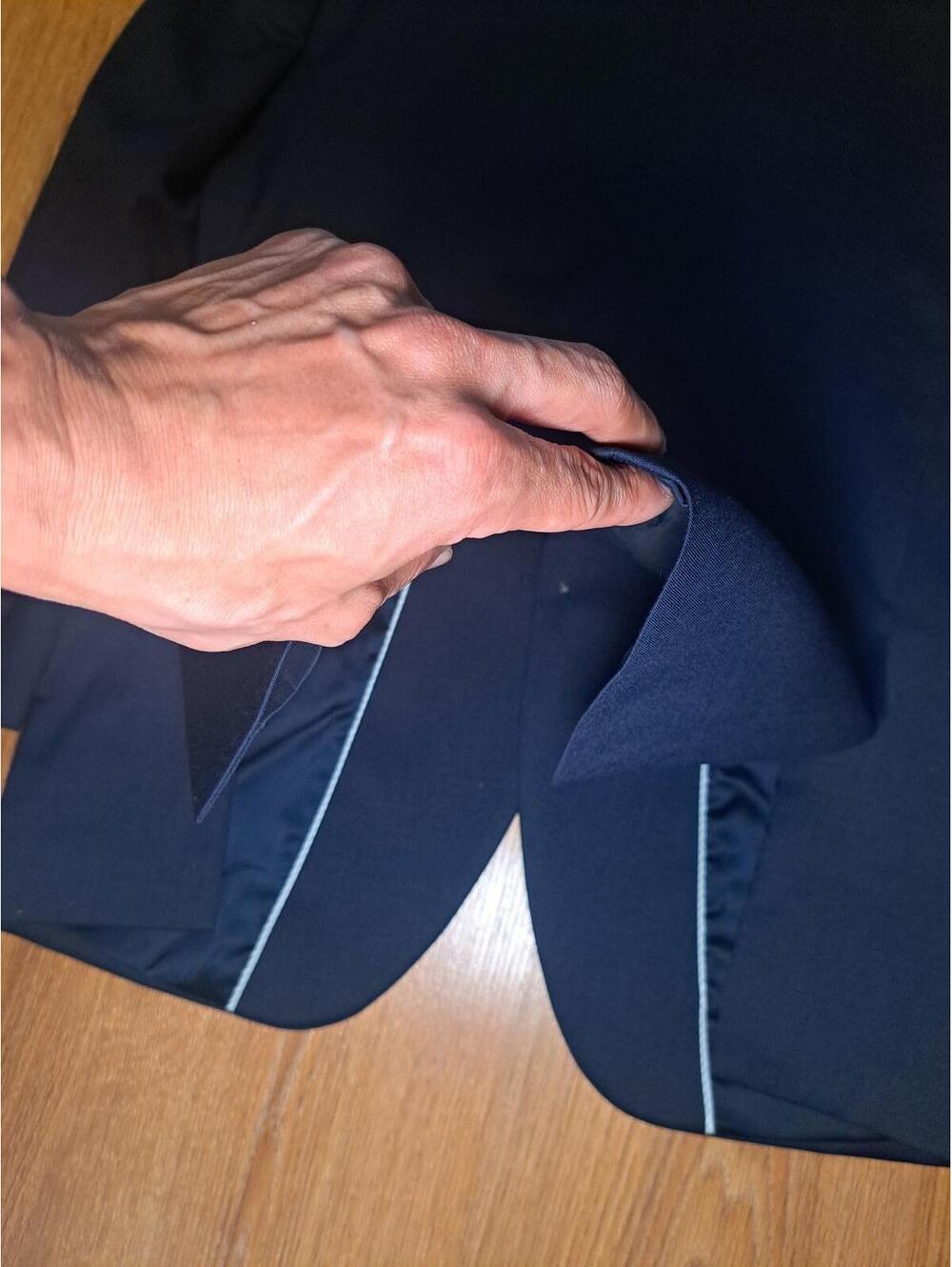 Jos A Bank 2 Piece Suit Boys Size 18 Pants 16 Navy Blue Wool - Picture 9 of 16
